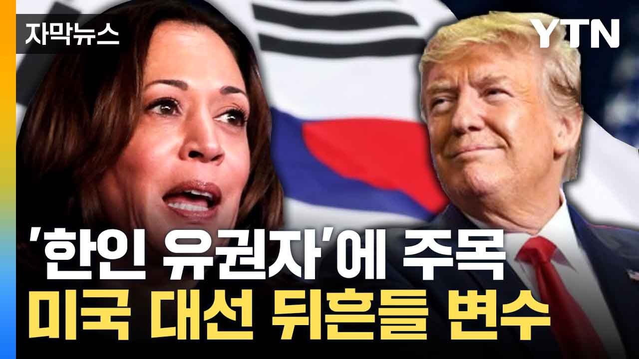 [자막뉴스] 이번 미국 대선에서 '한국계' 주목받는 이유... "승패 가를 수 있어"...