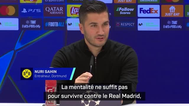 Dortmund - Sahin : "La mentalité ne suffit pas pour survivre contre le Real Madrid"