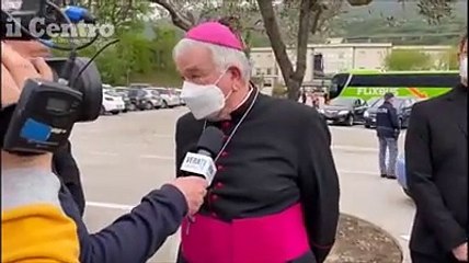 Il nunzio apostolico a San Gabriele per la veglia internazionale