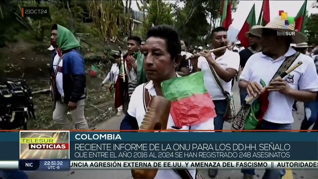 Denuncia de crímenes contra líderes ambientales en Colombia