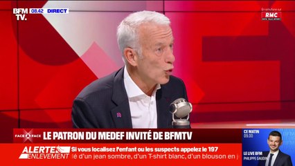 Patrick Martin (président du Medef): "Si on abroge cette réforme des retraites, on part carrément en vrille"