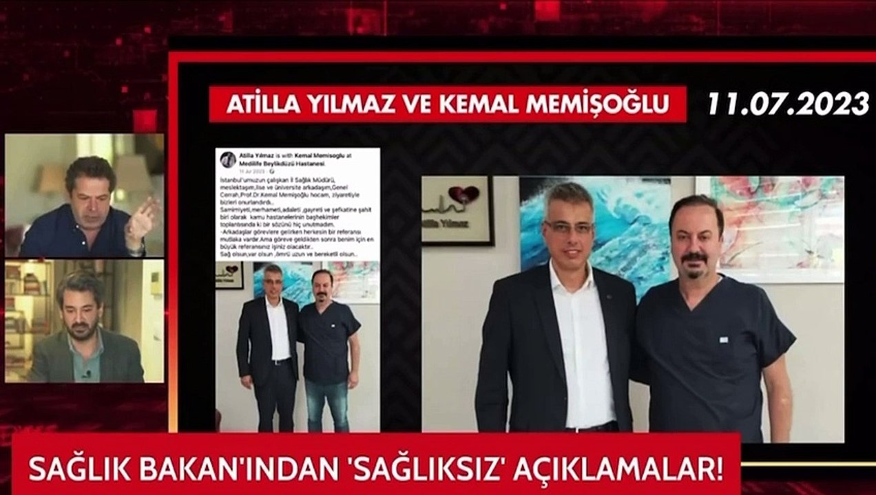 Sağlık Bakanı ziyarete gitmiş