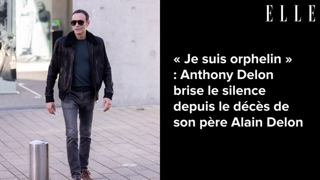 « Je suis orphelin » : Anthony Delon brise le silence depuis le décès de son père Alain Delon