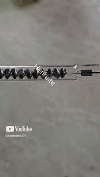 656mm 240v 1500w quartz flash cure bulb infrared halogen fast response medium wave heating lamp