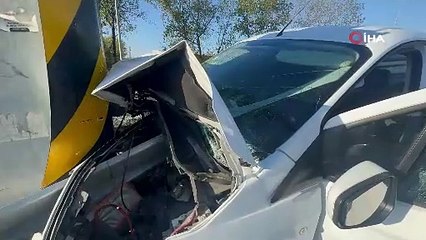 Öldürmeyen Allah öldürmez! Bu arabadan sağ kurtuldu!