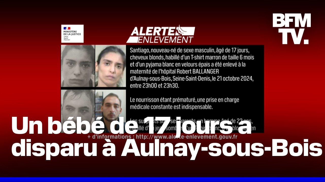 Une alerte enlèvement déclenchée pour retrouver...
