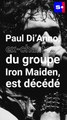Paul Di’Anno, ancien chanteur du groupe Iron Maiden, est décédé à l’âge de 66 ans