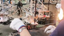 Production process of 2000w ruby halogen infrared heating lamps