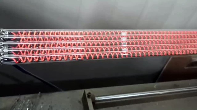 1300w 590mm infrared carbon fiber quartz heating lamp for textile machinery