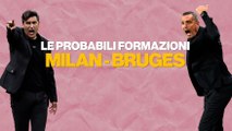Milan con Theo e Leao, il Bruges si affida a Skov Olsen: le probabili formazioni