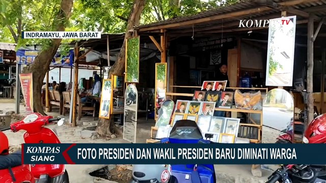Presiden & Wapres Resmi Menjabat, Warga Buru Foto Prabowo Subianto dan Gibran Rakabuming Raka!