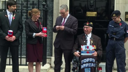 Keir Starmer Kicks Off the Poppy Appeal at Downing Street 🇬🇧