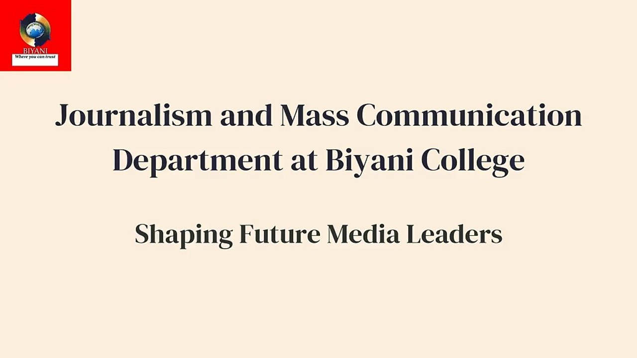 Shaping Future Media Leaders