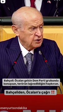 Devlet Bahçeli'den Abdullah Öcalan çağrısı! Terörist başı gelsin TBMM'de terörün bittiğini ilan etsin
