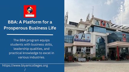 BBA: Laying the Foundations for Business Success