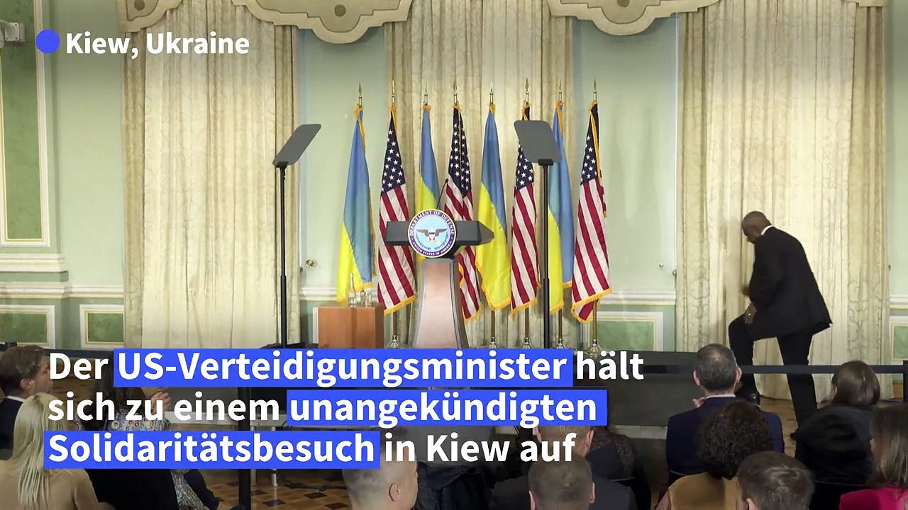 Pentagon-Chef Austin warnt vor Sieg Putins in der Ukraine