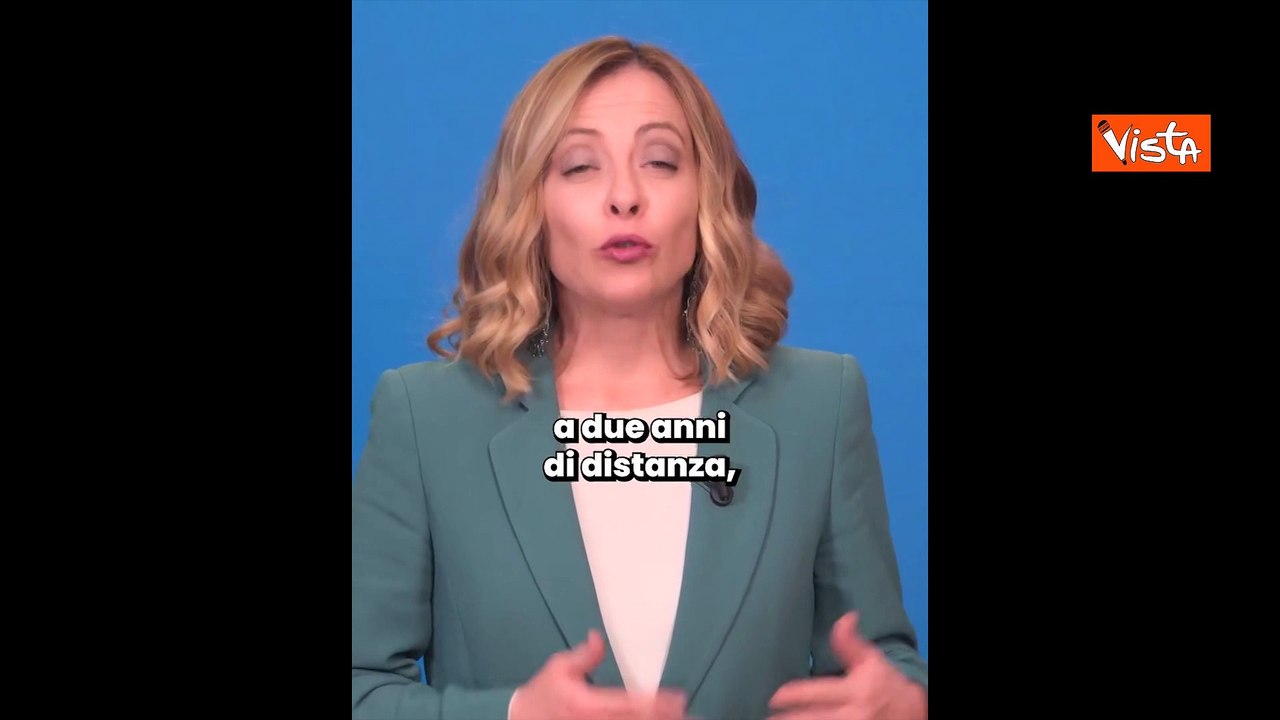 Meloni: Soddisfatta dei primi 2 anni di Governo. Messo in sicurezza conti e avviato riforme storiche
