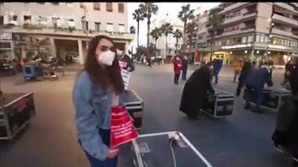 Lavoratori dello spettacolo in piazza Salotto
