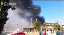 Pizzeria in fiamme a Tollo, s'indaga sulle cause