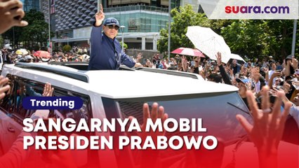 Sangarnya Mobil Presiden Prabowo Saat Pelantikan, Spesifikasinya Tak Main-main