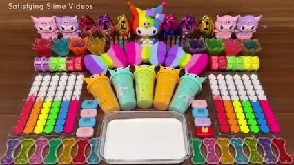 RAINBOW KUROMI  | Mixing random into Glossy Slime