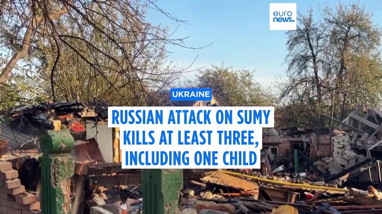 Russian drone strike on Ukraine's Sumy kills at...