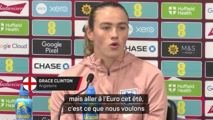 Angleterre - Clinton : "Aller à l'Euro cet été, c'est ce que nous voulons"