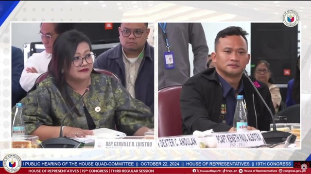 Police Capt. Kenneth Albotra claims Royina Garma wants to divert the attention of QuadComm away from her | GMA Integrated News