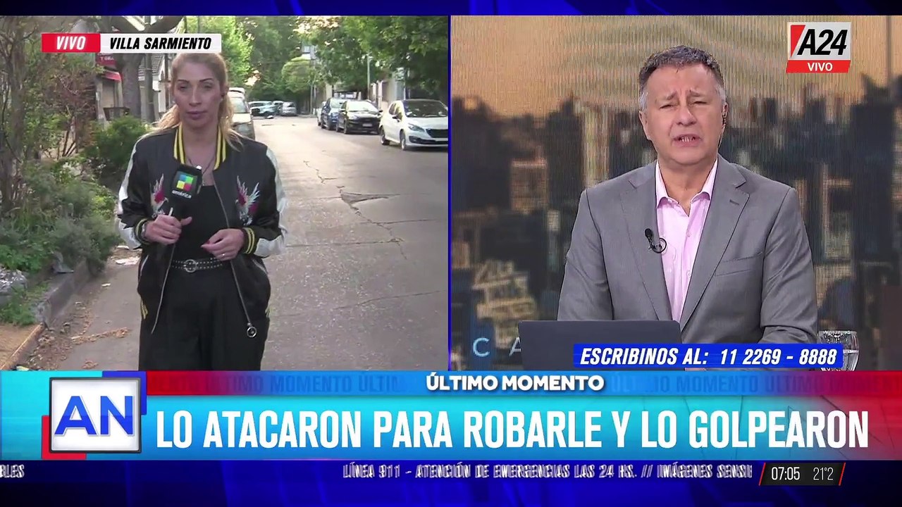 Villa Sarmiento: lo atacaron para robarle y lo golpearon