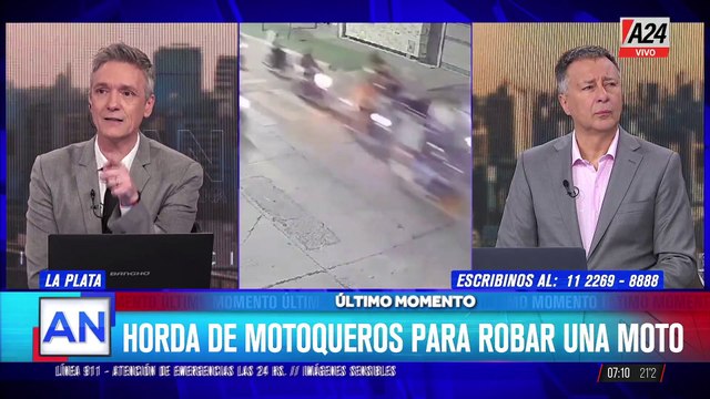 La Plata: alerta en un barrio por una horda de motochorros