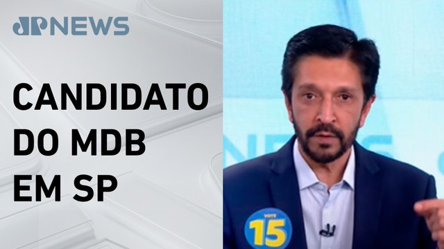 Ricardo Nunes participa de sabatina na Jovem Pan News