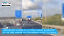 La Guardia Civil investiga al conductor de un quad por hacer caballitos en la A-7