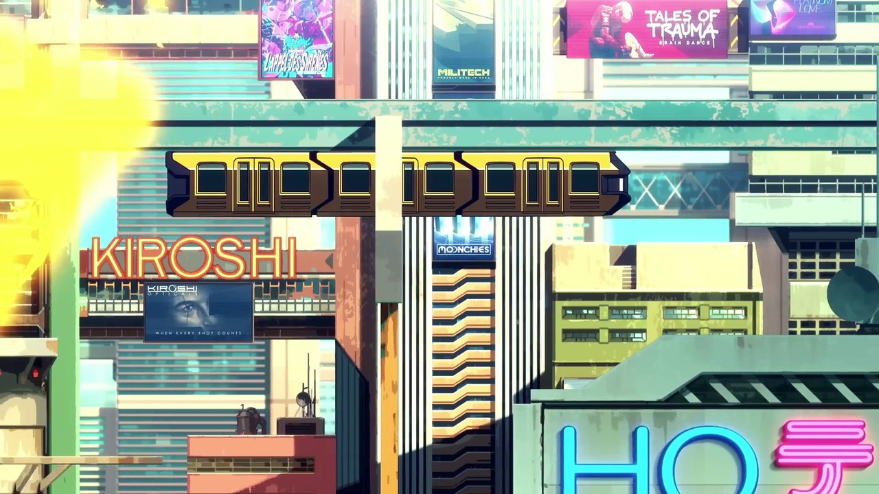 Walk Through Night City  Cyberpunk Edgerunners  Clips