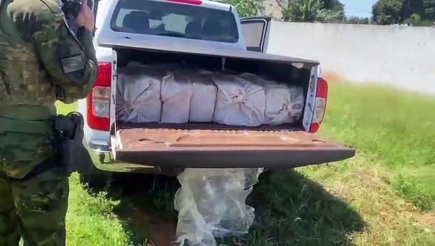 BPFron e PF apreendem mais de uma 1,2 tonelada de maconha em Iporã
