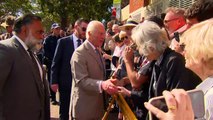 The King meets cancer survivors at melanoma clinic