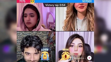 Funny Moments  _ Ayat , Umer Vs Malka , Farheen _ Tiktok Live Match