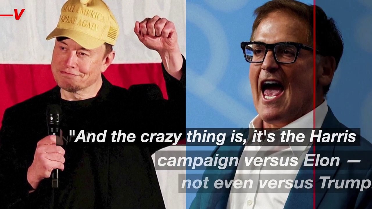 Mark Cuban Says Kamala Harris Is Now Effectively Running Against Elon Musk After His Cash Promises to Registered Voters