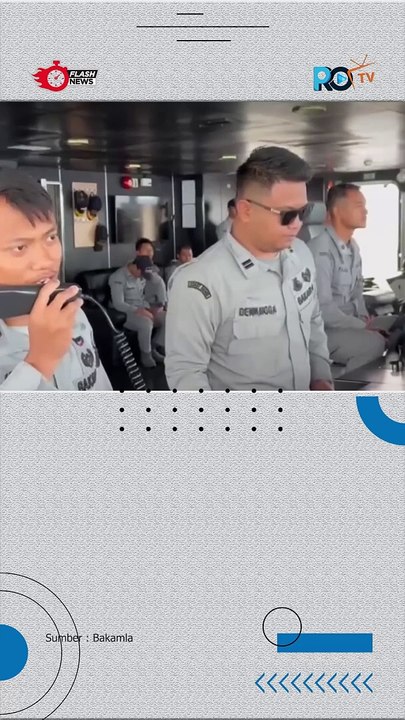 Momen Bakamla Usir Kapal Cina dari Perairan Indonesia