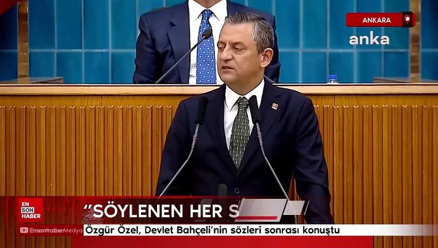 Özgür Özel, Devlet Bahçeli'nin sözleri sonrası konuştu