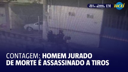 Homem jurado de morte é assassinado a tiros em Contagem
