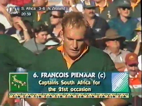 New Zealand v South Africa Rugby Union World Cup Final 1995