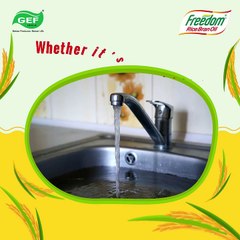 Andhar ki safai roz kijiye with Freedom Rice Bran Oil