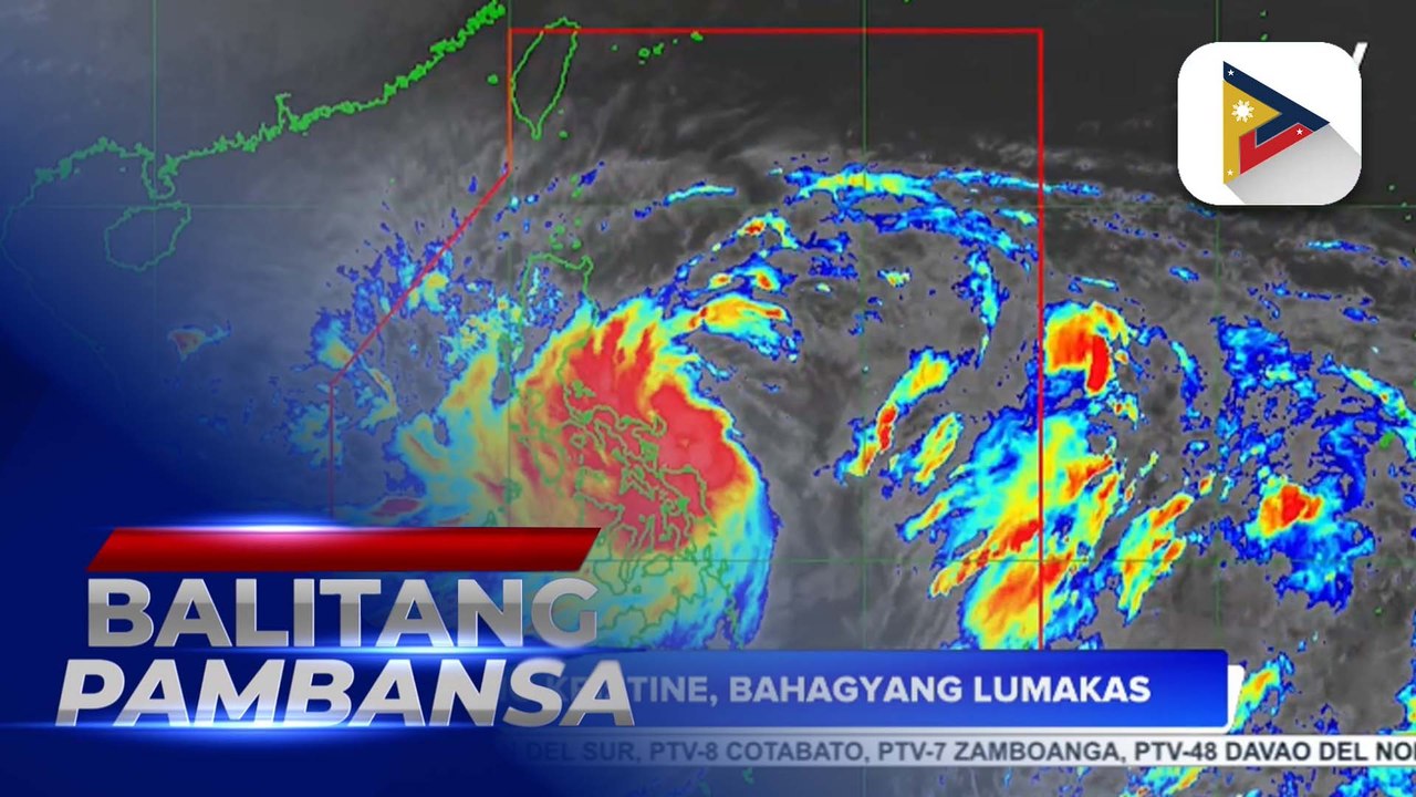 Bagyong Kristine, bahagyang lumakas; Signal number 1 at 2, nakataas sa ilang bahagi ng bansa