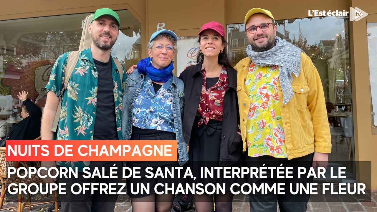 La chanson du jour interprétée par Offrez une chanson comme une fleur est Popcorn salé de Santa