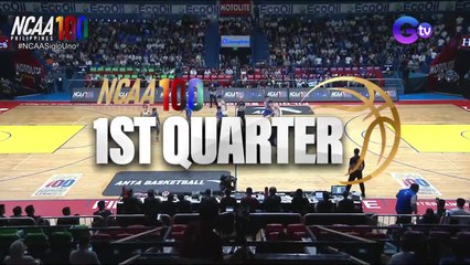 NCAA Basketball Arellano vs Perpetual (First Quarter) | NCAA Season 100