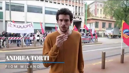 Bystronic, la manifestazione dei lavoratori a Palazzo Pirelli