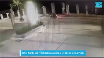 Otra horda de motochorros atacó a un joven de La Plata