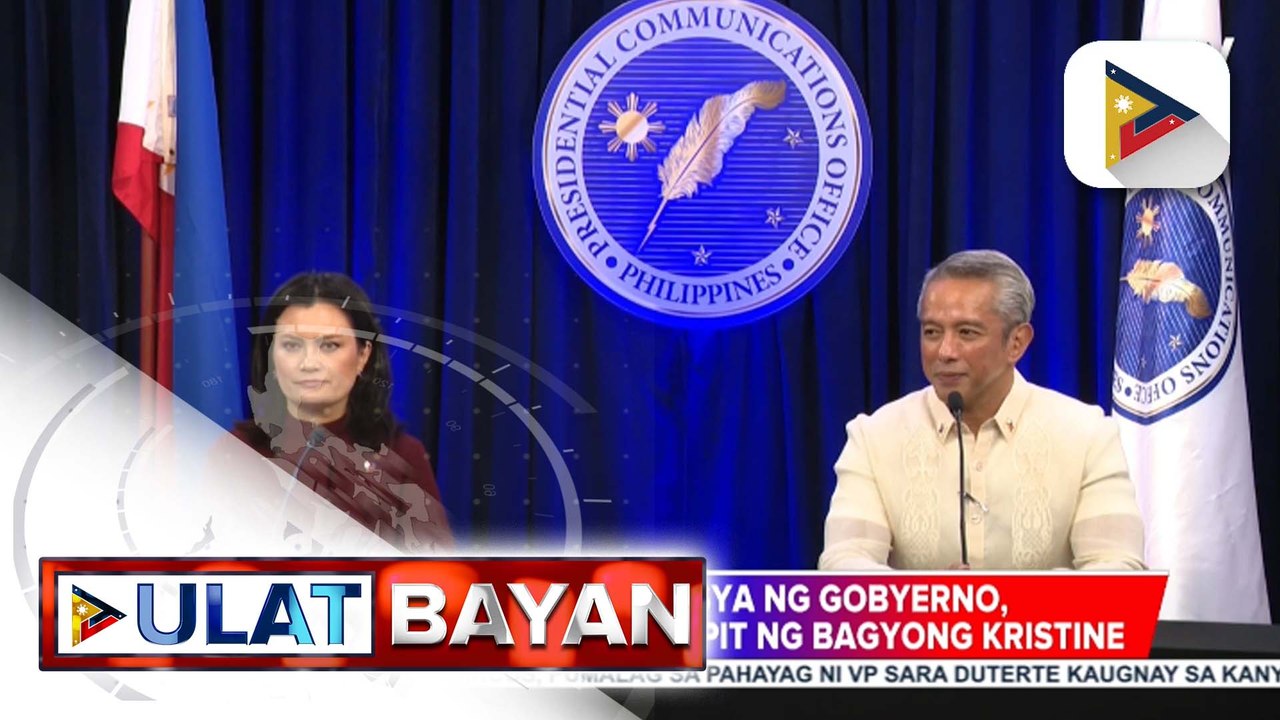 Iba’t ibang ahensya ng pamahalaan at LGUs, nakahanda na sa paghagupit ng Bagyong Kristine; Kanselasyon ng klase hanggang bukas, inirekomenda ng DILG sa LGUs