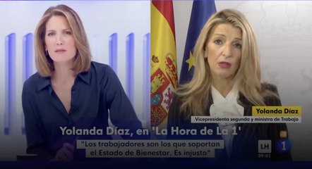 Yolanda Díaz no sabe que son los particulares los que alquilan pisos y no los fondos