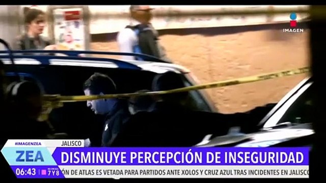 Disminuye la percepción de inseguridad en Jalisco